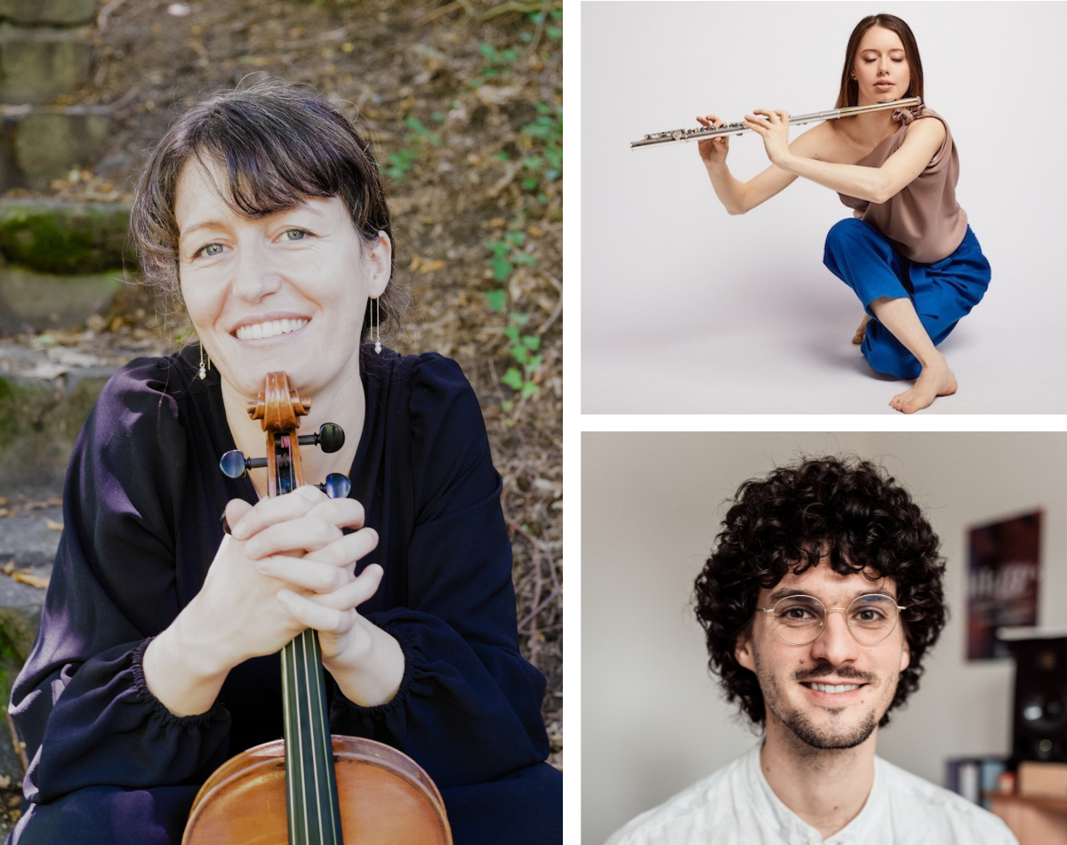 Tirza Vogel, Dominyka Šeibokaitė, Pascal Widmer.